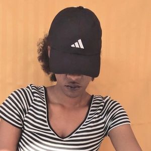 Black and White Adidas baseball cap